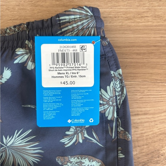 Columbia PFG Rambler™ Printed Water Shorts XL - Picture 3 of 7